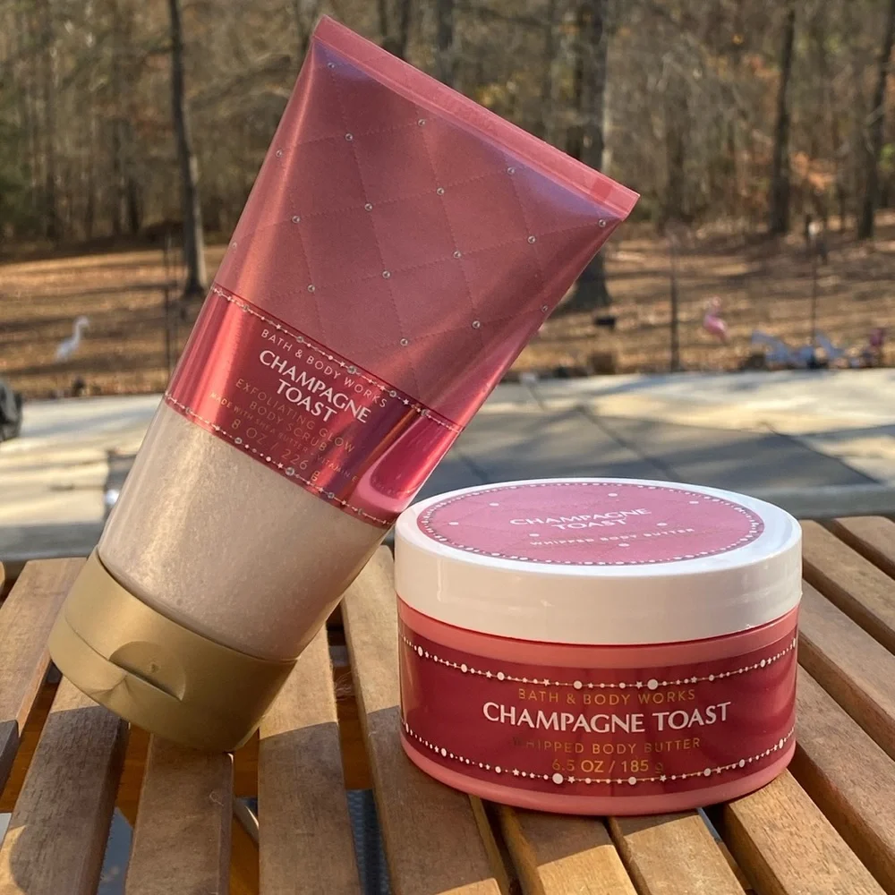 Bath & Body Works Champagne Toast Body Scrub & Body Butter